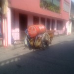 Kerosene oil cart