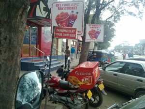 KFC Home Deliver [ No Need to park at our own Risk ]