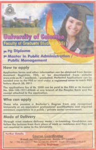 Postgraduate diploma in Public Administration