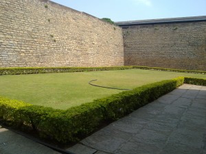 greenly inside the Bangalore Fort   