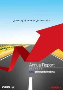 Sathosa Motors PLC Annual Report 2010-2011