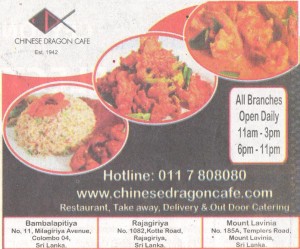 Chinese Dragon Café Home Delivery in Srilankaq