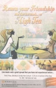 High Tea at RAMADA Colombo
