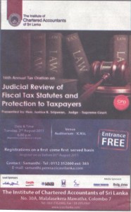 Judicial Review of Fiscal tax Statues and Protection to Taxpayers
