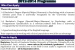 Master of Philosophy in Clinical Psychology – 2012-2014 by University of Colombo