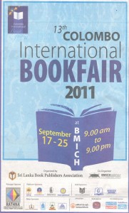13th Colombo International Book Fair 2011 – 17th Sept – 25th Sept 2011
