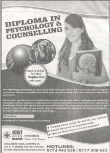 Diploma in Psychology & Counseling in Srilanka