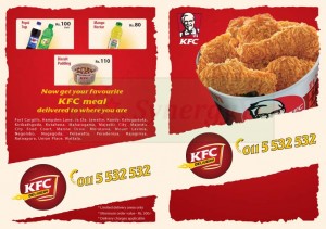 KFC Delivery Menu Pg2