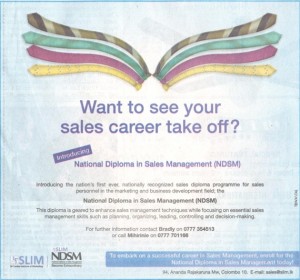 National Diploma in Sales Management (NDSM)