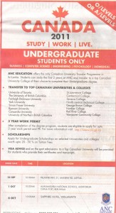 Study in Canada 2011 by ANC Education