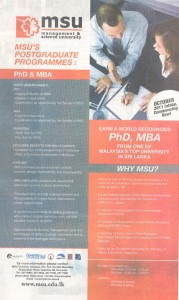 MBA, PhD from Management & Science University (MSU) Malaysia