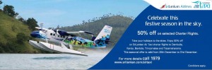 50% Off on Selected Charter Flight of Srilankan Air Taxi