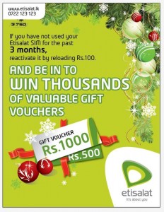 Reactivate your unused SIM of 3 Month and win thousands of valuable gift vouchers