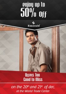 Enjoy 50% Off for Emerald Products on 20th and 21st December 2011