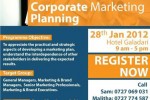Corporate Marketing Planning – Training Programme by SLIM on 28th January 2012