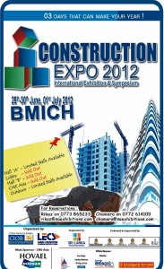 Construction EXPO 2012 from 29th – 30thJune to 1st July 2012 at BMICH