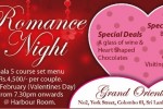 Valentine’s Day Romance Night at Grand Oriental Hotel, Colombo