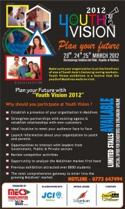 Youth Vision 2012 – Male, Maldives from 23rd to  25th March 2012