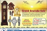 Wimaladharma Brothers Grand New Year Sales – Discounts from 5% to 20%  15th March to 30th April only