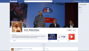 Dr. A.P.J Abdul Kalam on Facebook