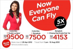 Air Asia April End Offer – Book now till 29th April 2012