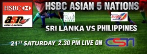 HSBC Asian 5 Nations (a5n) Rugby Matches telecast only on CSN