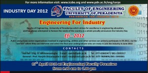 Industry Day 2012 – Faculty of Engineering, University of Peradeniya