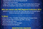 Regional Project Management Conference 2012 – 27th to 29th April 2012 @ Cinnamon Lakeside