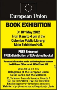 European Union Book Exhibition in Colombo on 10th May 2012