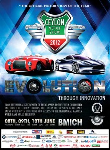 Ceylon Motor Shows 2012 – 8th, 9th and 10th June 2012 at BMICH