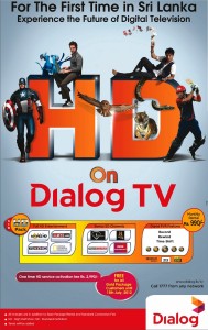 HD - High Definition Package on Dialog for Rs. 990.00 or FREE