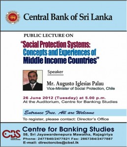 Social Protection Systems: Concepts and Experience of Middle income countries –Public lecture