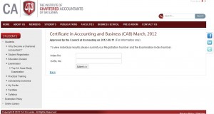 the Institute of Chartered Accounted of Srilanka Result have been released on www.casrilanka