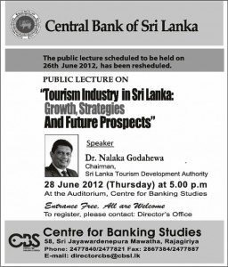 Tourism Industry in Srilanka Growth, Strategies and Future Prospects by Dr. Nalaka Godahewa