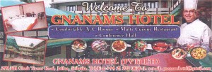 Gnanams Hotel in Jaffna