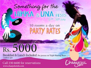Hikka & Una Fests from 27th to 30th July 2012