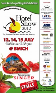Hotel Show 2012 in Srilanka – 13th, 14th and 15th July 2012 at BMICH