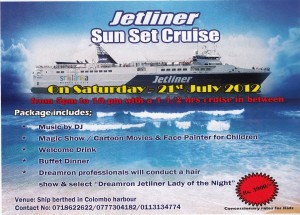 Jetliner Sun Set Cruise in Colombo, Srilanka