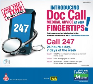 Mobitel Doc Call Medical Advice – One of the Innovative Services in Srilanka