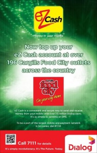 Dialog EZ Cash with Cargills food city