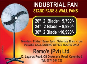 Industrial Fan Sales in Srilanka