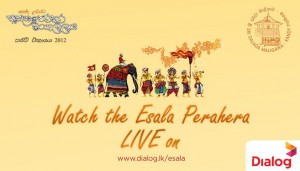 Sri Dalada Maligawa Esala Perahera on Dialog webcast 