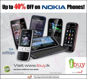 Up to 40% off on Nokia Phones from Softlogic