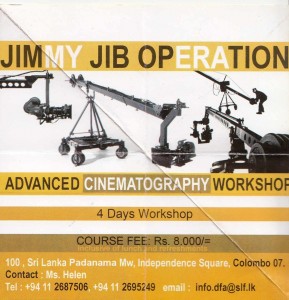 Advanced Cinematography Workshop in Srilanka