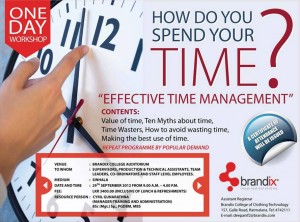 Effective Time Management – One day Workshop in Srilanka