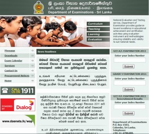 Grade 5 scholarship examination result have released today, check www.doenets.lk