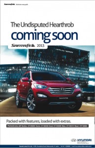 Hyundai Santafe 2013 pre booking in Srilanka
