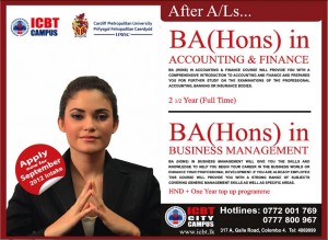 ICBT City campus BA (Hons) in Accounting & Finance or Business Management