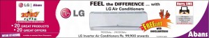 LG Air Conditioners (AC) for Rs. 99,900 onwards