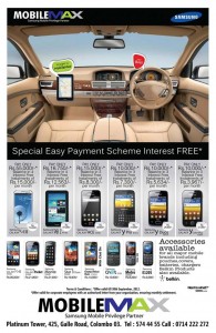 Samsung Mobile Offer in Srilanka by Mobile MAX